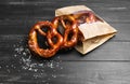 Fresh German pretzel Royalty Free Stock Photo