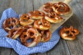 Fresh German pretzels Royalty Free Stock Photo