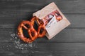 Fresh German pretzels Royalty Free Stock Photo