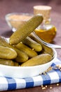 Fresh gherkin Royalty Free Stock Photo