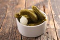 Fresh gherkin Royalty Free Stock Photo