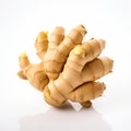 Fresh ginger isolated. Healthcare and alternative medicine