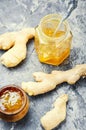 Fresh ginger jam Royalty Free Stock Photo