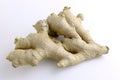 A piece of ginger root top view Royalty Free Stock Photo