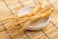 Fresh ginseng Royalty Free Stock Photo