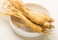 Fresh ginseng root texture Royalty Free Stock Photo