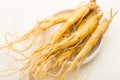 Fresh Ginseng stick Royalty Free Stock Photo