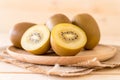 fresh golden kiwi Royalty Free Stock Photo