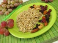 Fresh grain muesli with nuts