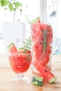 Fresh granita made from water melon Royalty Free Stock Photo