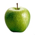 Fresh Granny Smith apple as package design element, isolated on transparent Royalty Free Stock Photo
