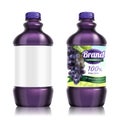 Grape bottled juice package