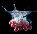Fresh grape splash