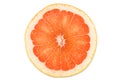 Fresh grapefruit cut in half Royalty Free Stock Photo
