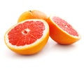 Fresh grapefruit fruit with cut