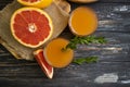 Fresh grapefruit juice cocktail cocktail section ripe background organic