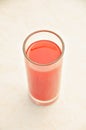 Fresh grapefruit juice. Vitamins for health. Royalty Free Stock Photo