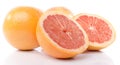 Fresh grapefruits