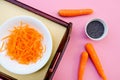 Fresh Grated Carrot and Poppy Seed Salad Royalty Free Stock Photo