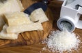 Fresh Grated Cheese Royalty Free Stock Photo