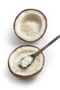 Fresh Grated Coconut Royalty Free Stock Photo