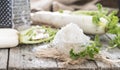 Fresh grated Horseradish Royalty Free Stock Photo