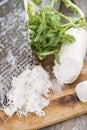 Fresh grated Horseradish Royalty Free Stock Photo