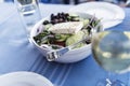 Fresh greek salat on the plate Royalty Free Stock Photo