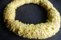 Fresh Greek Sesame Bread Ring Koulouri