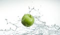 Fresh green apple Royalty Free Stock Photo