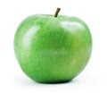 Fresh green apple isolated Royalty Free Stock Photo