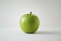 Fresh green apple isolated on a clean white background for optimal visibility and searchability Royalty Free Stock Photo