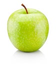 Fresh green apple isolated on white background Royalty Free Stock Photo