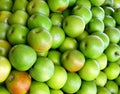 Fresh green apples