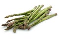 Fresh green asparagus on white background Royalty Free Stock Photo