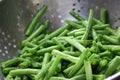 Fresh green beans Royalty Free Stock Photo