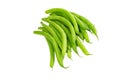 Fresh Green Beans isolated Royalty Free Stock Photo