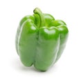 Fresh green bell pepper capsicum Royalty Free Stock Photo