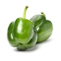 Fresh green bell pepper capsicum Royalty Free Stock Photo