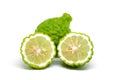 Fresh Green Bergamot or Leech Lime fruit slice