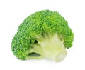 Fresh green broccoli isolated on a white background. Royalty Free Stock Photo