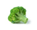 Fresh green broccoli isolated on a white background. Healthy food Royalty Free Stock Photo