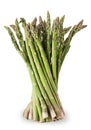 Fresh green bundle asparagus