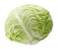 Fresh green cabbage isolated Royalty Free Stock Photo