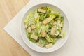 Fresh green Caeser Salad Royalty Free Stock Photo