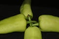 Fresh green capsicum vegetable food Royalty Free Stock Photo