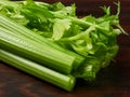 Fresh green celery stalks Royalty Free Stock Photo