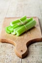 Fresh green celery stems Royalty Free Stock Photo