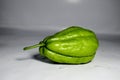Fresh Green Chayote (Sechium edule) Isolated on White Background Royalty Free Stock Photo