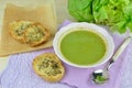 Fresh Green Cream Soup - Pottage